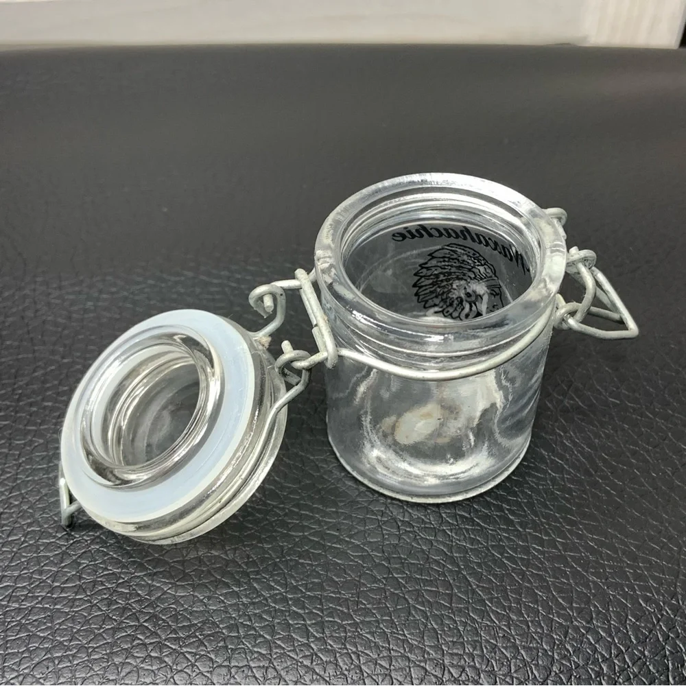 Mini Jar Glass Bottle Decor Waxahachie Texas State Collectible - Picture 2 of 7